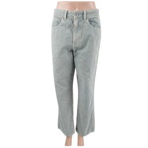 Zara Women's High Waisted Rise Jeans Cropped Ankle 6 29 Straight Fit